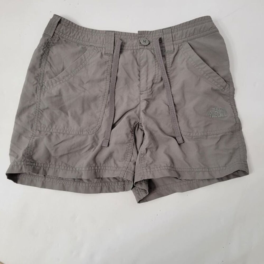 The North Face Gray Women's Shorts Sz 0 Ripstop Nylon Stretch Gorpcore Granola G